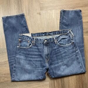 Vintage Polo Ralph Lauren Authentic Dungarees Straight Jeans Mens 38x30 Blue